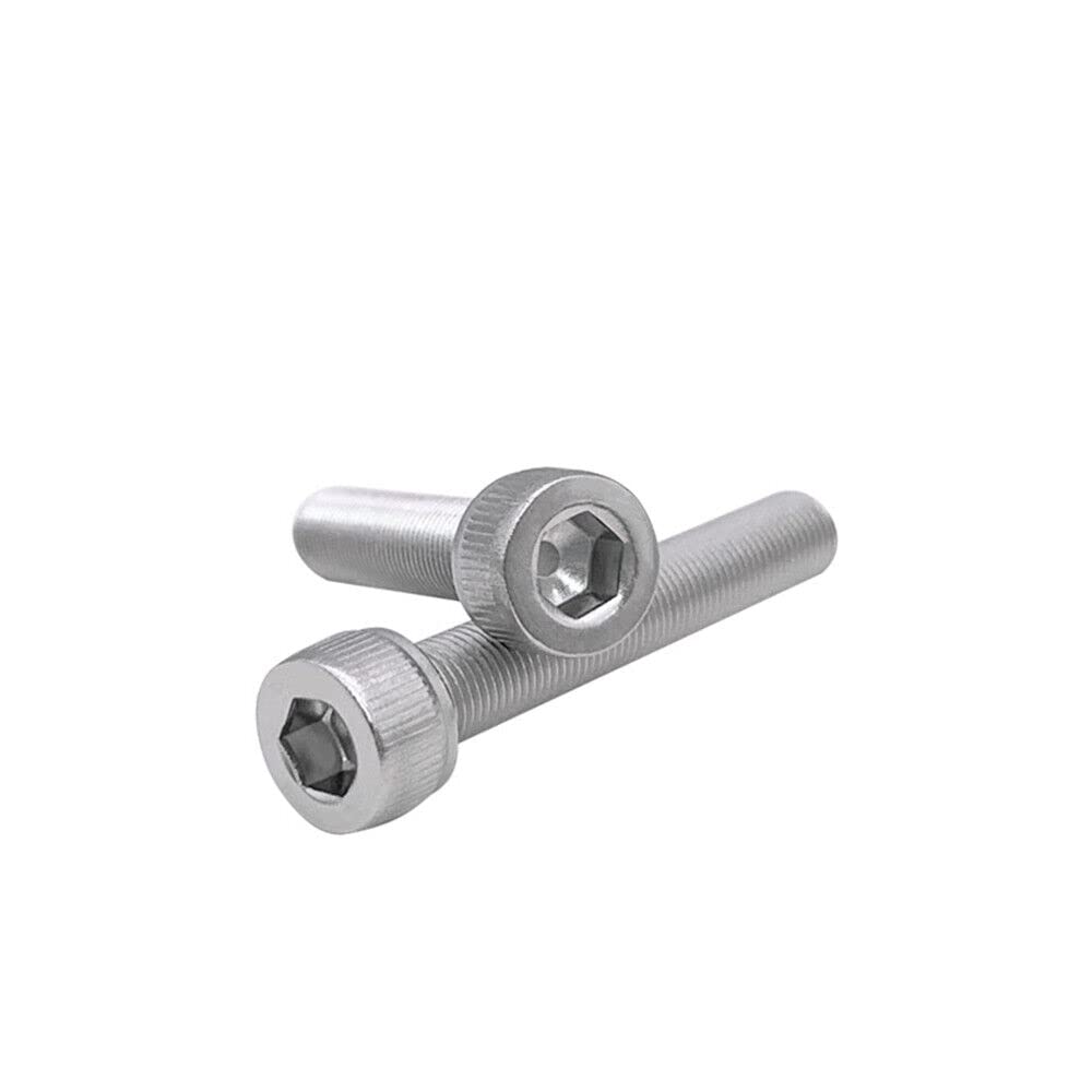 Rosca fina m3 - m12 ss304 tornillos hexagonales de acero inoxidable tornillos de cabeza cilíndrica din912 (M12-1.25 x 30 mm, 5 unidades)