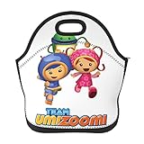 CONPELSON Lunch Bags Team Anime Umizoomi Insulated Lunch Tote Reusable Portable Lunch Box for Outdoor Office Picnic 11 X 11.4 X 5.5 in