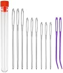Large Eye Blunt Needles, Darning Yarn Tapestry Needle for Knitting Big Eye Blunt Yarn Sewing Wool Needles for Hand Sewing Crochet 11 Pcs