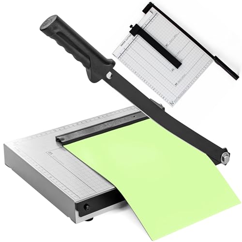 Retoo Papierschneider A4 Schneidemaschine, Scrapbooking Werkzeug zum Schneiden von Papier, Hebelschneider, Schneidegerät Bastelpapier Karton Papier Cutter, Papierschneidemaschine Cutter Guillotine