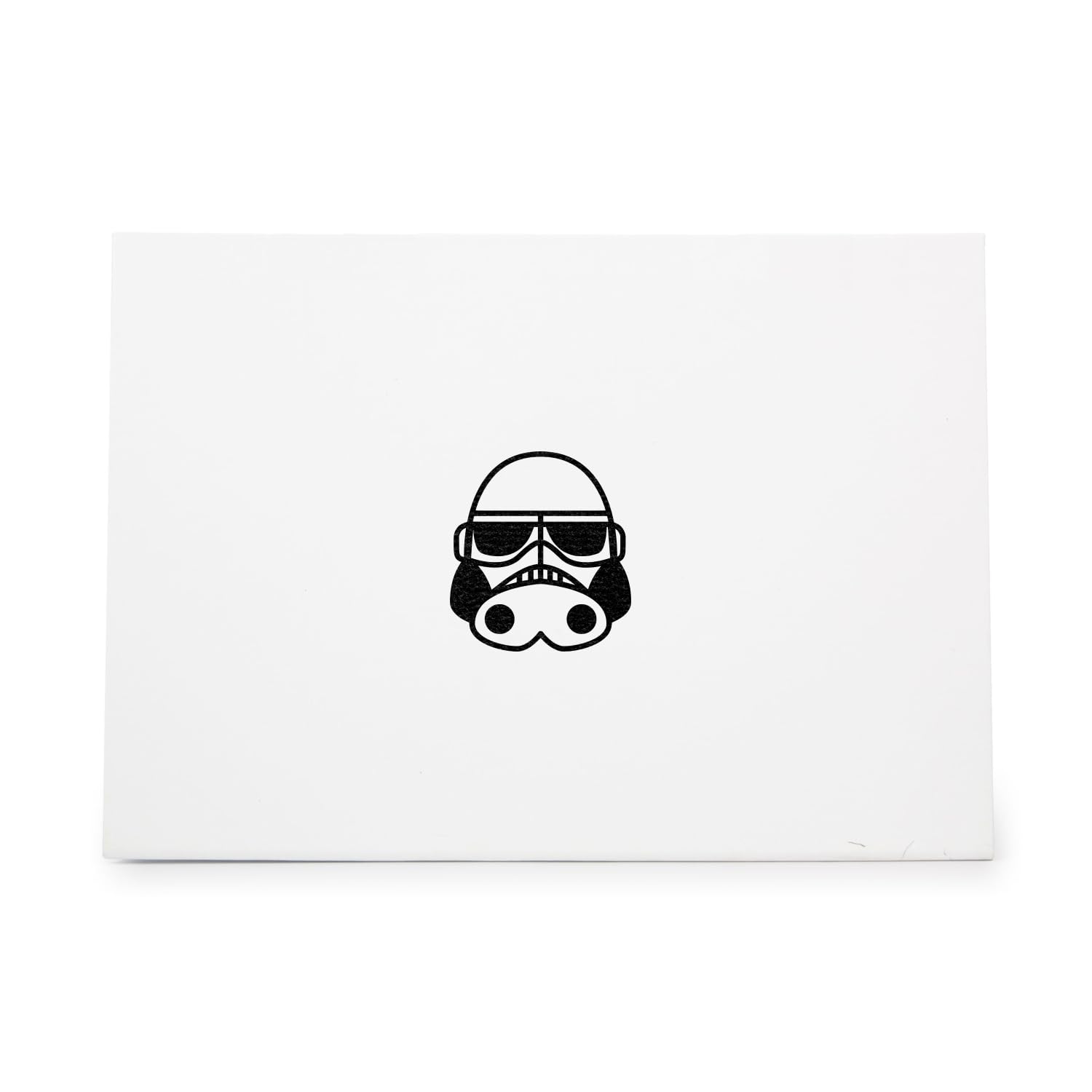 Storm Trooper Storm-trooper Mask Soldier Sci-fi Movie-character, quality rubber stamp, ideal for crafts scrapbooking invitations cards and tags CCSTA-19157