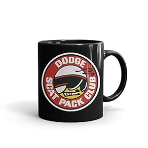 Dodge Scat Pack Club Black Mug – 11 oz