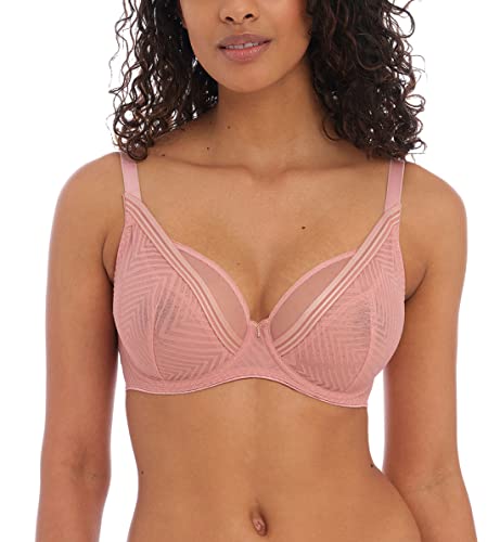 Soutien-gorge de luxe Freya Tailored High Apex en dentelle Ash Rose 28GG