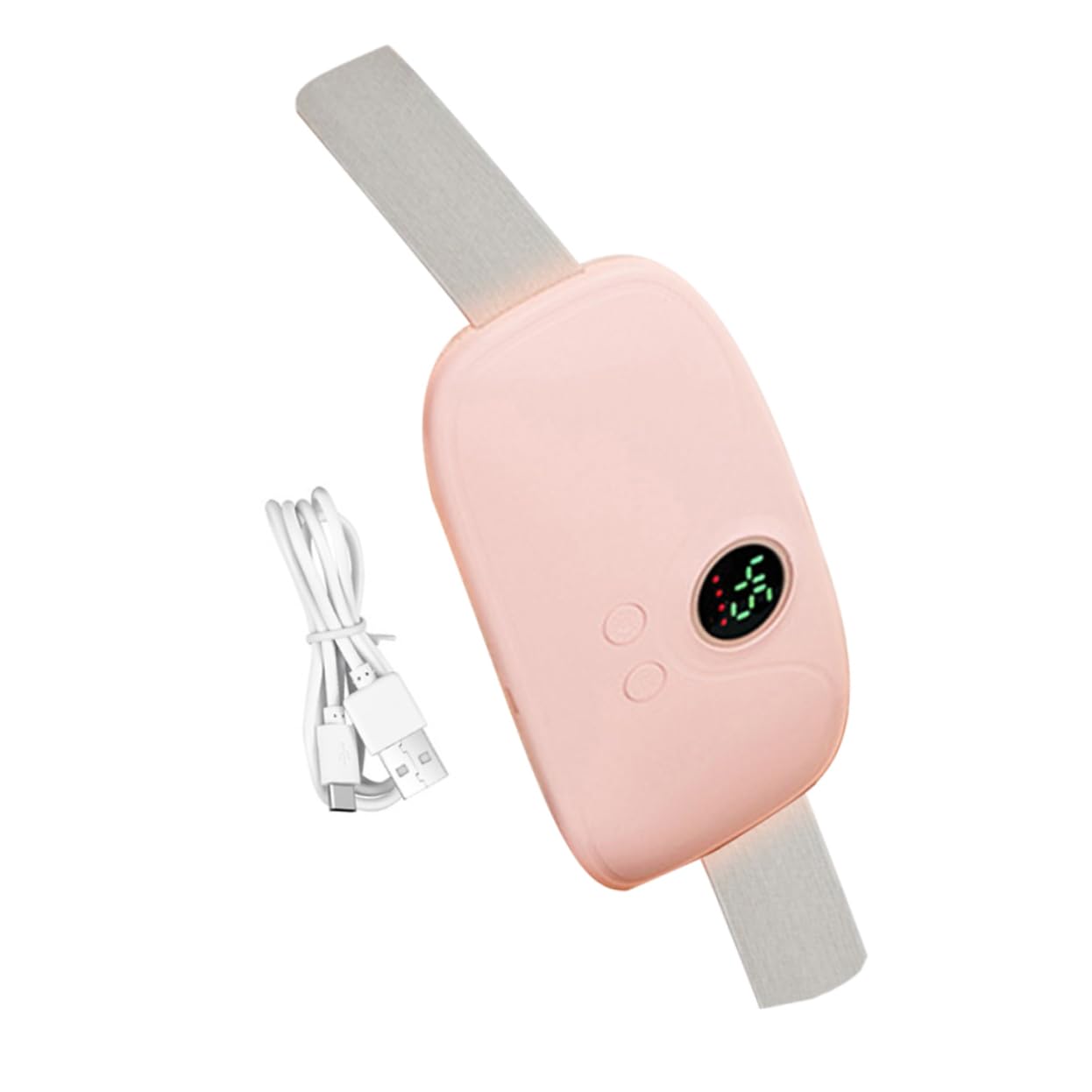 KOMBIUDA 1juego Cinturón De Masaje Calentado Para De Cólicos Menstruales Faja Abdominal Portátil Vibración Calentamiento y Para Casa