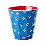 Rice Becher Medium Rettungsring Motiv Geschirr Melamingeschirr Kindergeschirr Kinder Camping BBQ Picknick Bruchsicher BPA-frei Wiederverwendbar Plastikgeschirr 250ml