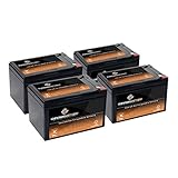 12V 15AH SLA Battery Replaces gp12120 ps-12120 wp12-12 gp12110f2-4PK