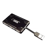 Stanley Global SGT121 CAC Reader with Multi-Memory Reader and USB 3-port Hub