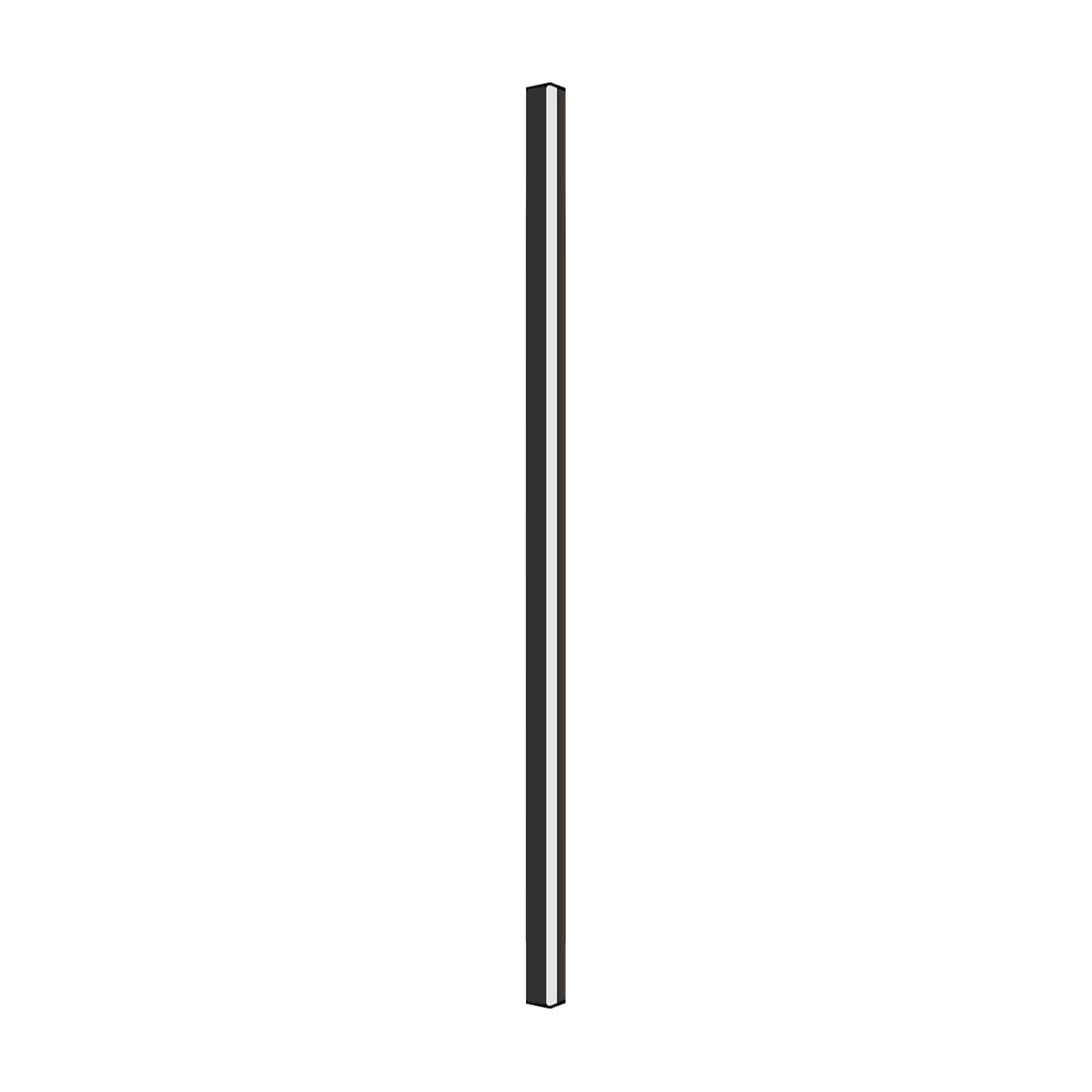 ZMH Lampada da parete per interni LED nera - 100 cm Illuminazione da parete | moderna regolabile 15 W Lampada da corridoio Lampade da parete per interni camere da letto, salotti