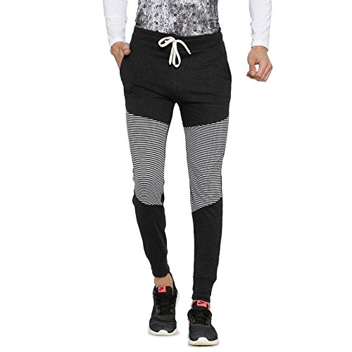 Image of CAHOOT Mens Comfortable Cotton Track Pants for Gym and Casual Use