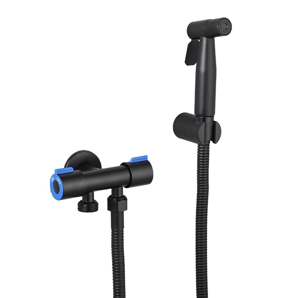 Buse de bidet portable avec douchette eau froide et vanne d'angle 1/2
