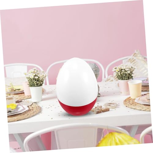 Œuf de Pâques ouvert réutilisable en plastique bicolore robuste - 5