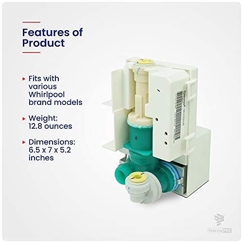 Válvula Repuesto para Máquina de Hielo Whirlpool WPW10217917 miniatura 3