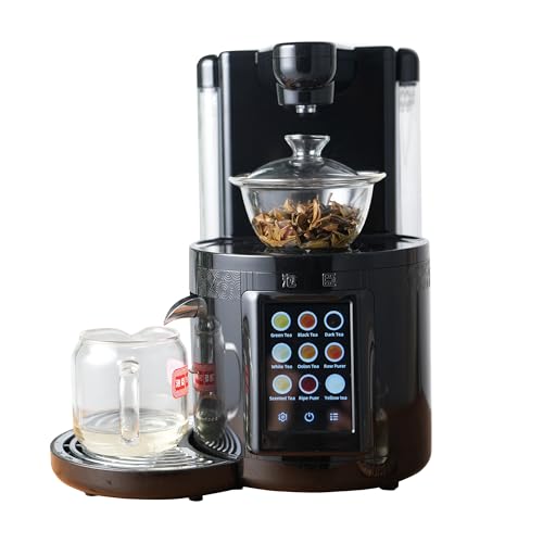 DULO Auto Hot Tea Maker Machine for Loose Leaf, Commercial Tea Brewer Machine for Loose(Black Tea Machine)