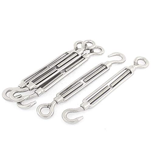 Lon0167 Tensor Ojal de Acero Inoxidable Ajustable de 7.5 Pulgadas con 5 Piezas miniatura 1