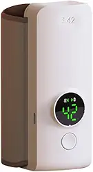 Aquecedor de mamadeira sem fio portátil leite para viagem com bateria recarregável integrada bolsa térmica fórmula materno cabo carregamento USB auxiliar alimentação infantil