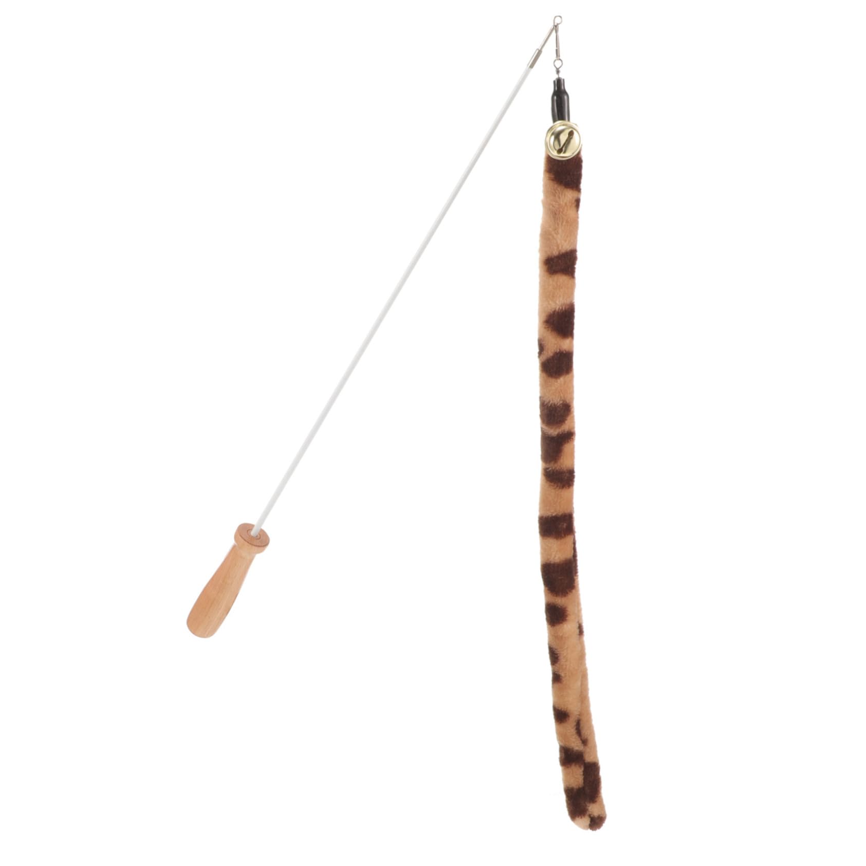Cat Teaser Cat Toy Interactive Wands Cat Activity Toy Feathe r Cat Wand Toy Cat Interactive Teaser Funny Teasing Toys Teasing Wand for Cats Cute Cat Stick Wooden Catnip Cat Mouse