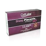 CellLabs 15,000mg Sheep Placenta with Grape Seed Oil Plus, with Lycopene, Astaxanthin, Potent...
