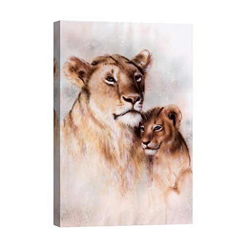Canvas painting Animals DCA076-2 décoration murale lumineuse 80x120cm
