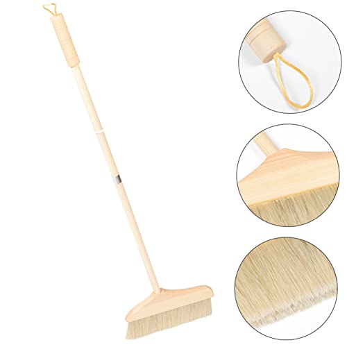FRCOLOR Zimmerbesen Mit Langem Griff Tragbarer Besen Für Innenreinigung Abnehmbarer Staubbesen Mit Weichen Borsten Geeignet Für Hartböden Und Teppiche – Bild 6