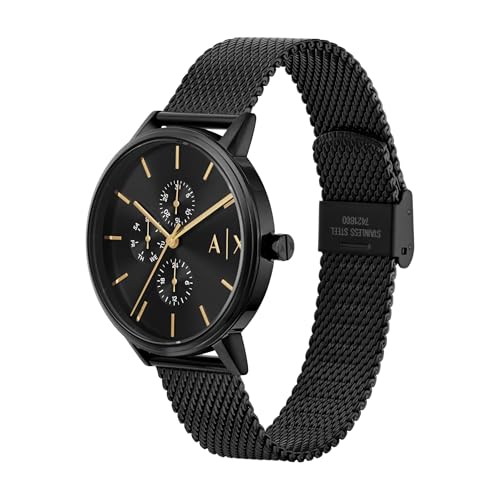 Image of Armani Exchange Men's Black Dial Analog Watch (AX2716)