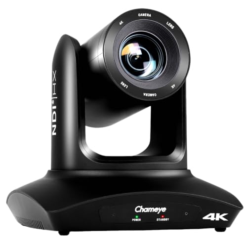 Caméra NDI Chameye 4K PTZ avec suivi AI automatique et zoom optique 20X noir C420T