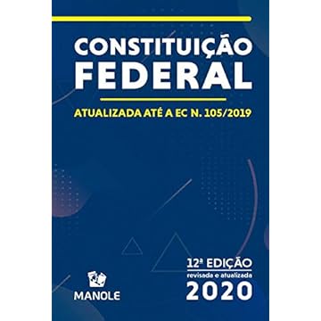 Capa do livro Constituição Federal: Atualizada Até a EC N.105/2019
