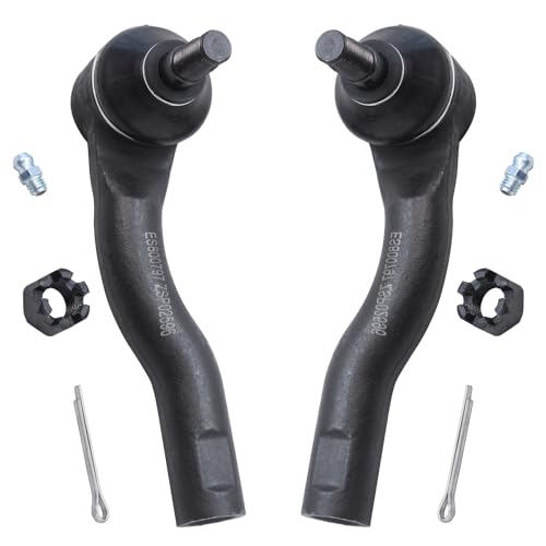 Image of Detroit Axle - 2.5L 3.0L Front End Suspension Kit for 2010-2012 Fusion, 2011-2012 Lincoln MKZ, 2010-2011 Mercury Milan, 2 Upper Control Arms w /Ball Joints 4 Inner Outer Tie Rods 2 Boots Replacement