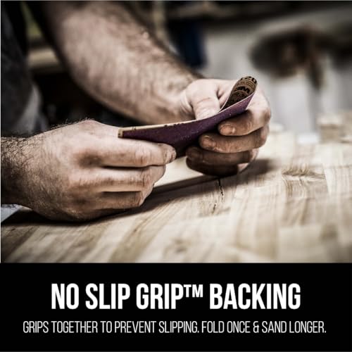 3M Pro Grade Precision Sanding Sheets with No-Slip Grip, 3-2/3 x 9 in, Assorted Grits, 6-Pack (SHTRASST-PGP6T) - image 7