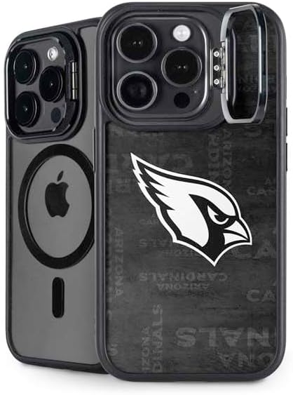 Skinit Kickstand Phone Case Compatible with iPhone 15 Pro Max - Officially Licensed NFL Arizona Cardinals Design