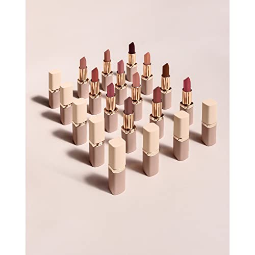 L'Oréal Paris Color Riche Ultra Matte Free the Nudes 06 No Hesitation, farbintensiver Lippenstift im zarten Nude-Ton, ultra-mattes Finish – Ansicht 7