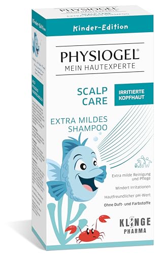 PHYSIOGEL Scalp Care Extra mildes Shampoo 200 ml - Kids Edition - milde Reinigung und Pflege für irritierte, gereizte, trockene Kopfhaut - Irritationen minderndes Feuchtigkeitsshampoo