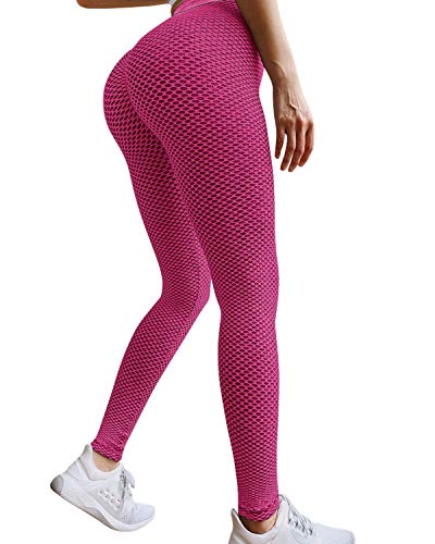 image for MOSHENGQI Women's Ruched Butt Lifting High Waist Yoga Pants Tummy Cont