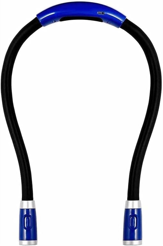 LED Neck Reading Light, Book Light for Reading in Bed, 3 Brightness Levels, Bendable Arms, Rechargeable, Long Lasting, Perfect for Reading, Knitting, Camping