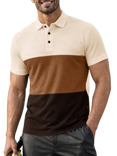 Image of EYEBOGLER Premium Textured Self-Design Half Sleeve Collar Polo T-Shirt for Men || Packs Also Available