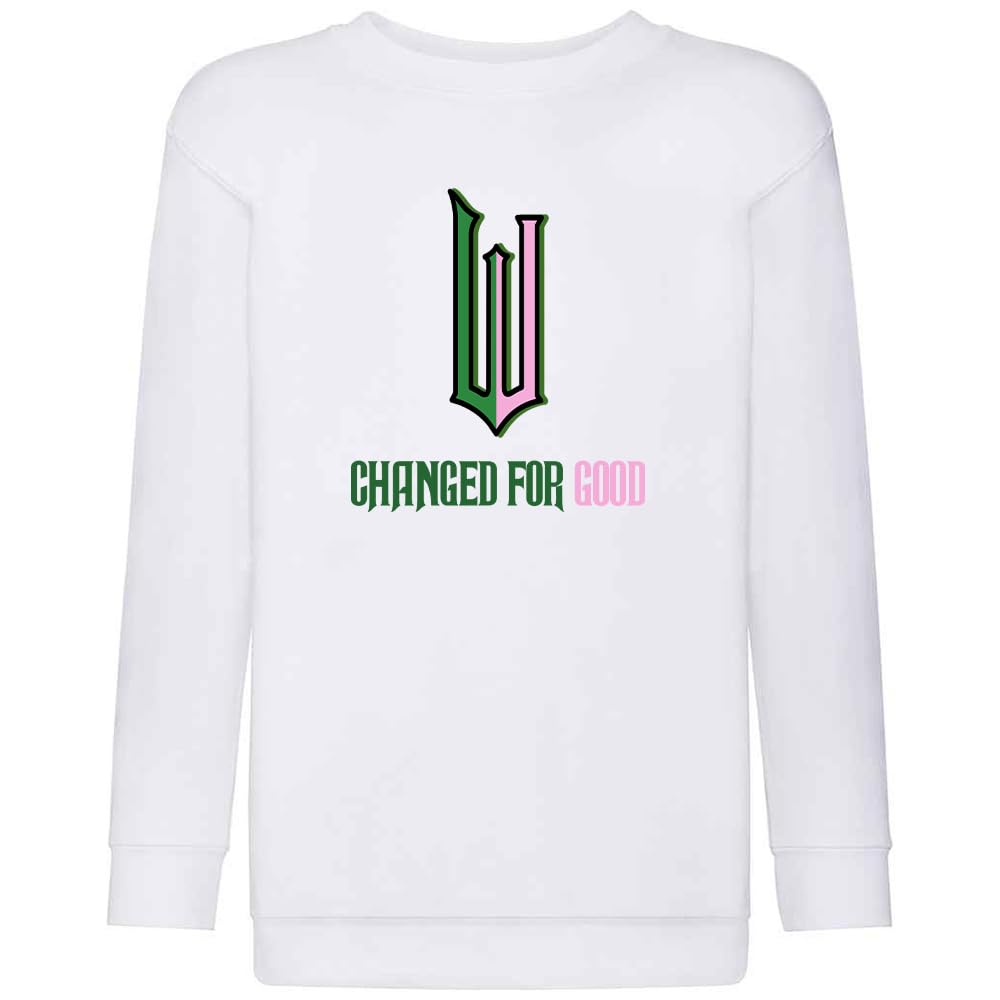 Expert Workwear Changed for Good Sweatshirt Movie Musical Inspired W Logo Fan Gift White