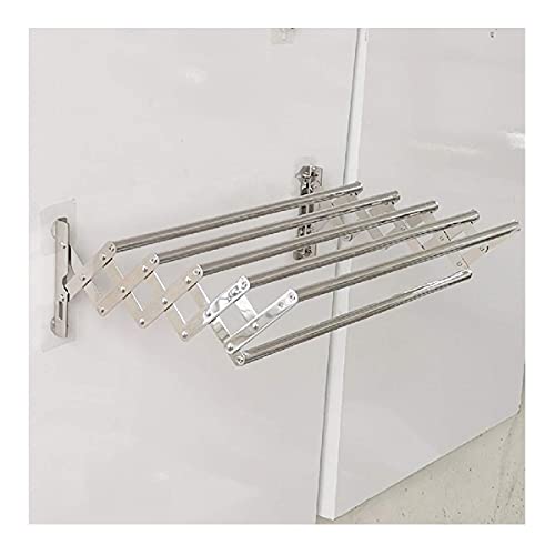 Rack de serviette mural pliable pour optimiser le séchage du linge sur un balcon ou en salle de bain