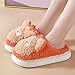 Chausson Fourré Femme-Pantoufles en Coton éPais, Pantoufles d'ours De Dessin Animé pour Femmes, Pantoufles en Peluche pour La Famille, Pantoufles Douces Et Chaudes pour L'Automne Et l'hiver pour Homm