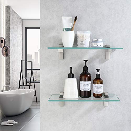 KES-Glass-Shelf-for-Bathroom-158-Inch-Bathroom-Wall-Shelf-with-Rectangle-Tempered-Glass-and-Brushed-Nickel-Bracket-Glass-Bathroom-Shelves-2-Pack-BGS3201S40-2-P2
