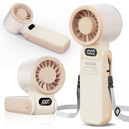 Mini ventilateur portable rechargeable LED 15h ventilateur de bureau