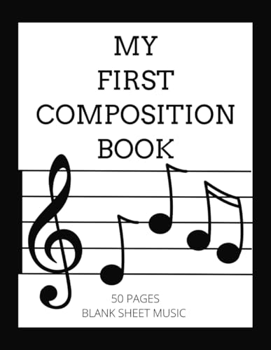 50 Pages Blank Sheet Music Notebook: 12-stave music manuscript paper for students, teachers, composer musicians for composition
