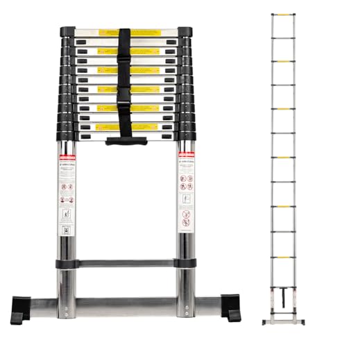 Recopilación de Precios de Escaleras en Walmart - los más vendidos. 44 SELECTSHOP Escalera Telescópica Acero Inoxidable De 5 Metros Escalera Recta Soporta 150 kg Plegable De Retracción Multiusos Extensible Compacta Y Portátil Bloqueo De Escalón...