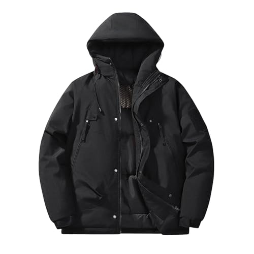 Chaqueta de lluvia para hombre impermeable ligera con capucha
