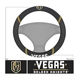 FANMATS 24560 Vegas Golden Knights Embroidered Steering Wheel Cover