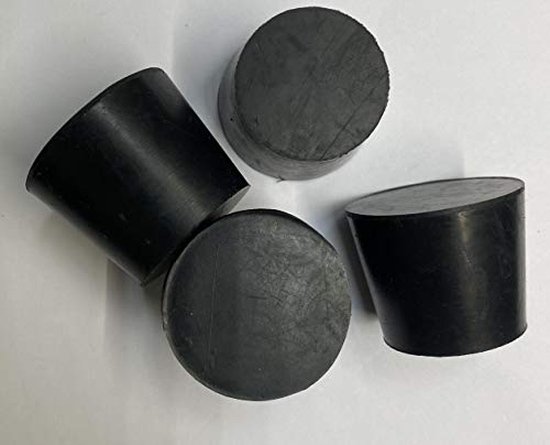 Image of Protection Force #6 Stopper Plug for 1-1 /16 inch 1-1 /8 inch 27-29mm Hole (Pack of 10) Tube Bottle Openning 1 1 /4-7 UNC 1 1 /8-12 UNF M30 Thread Nut Paint Masking Reusable Rubber