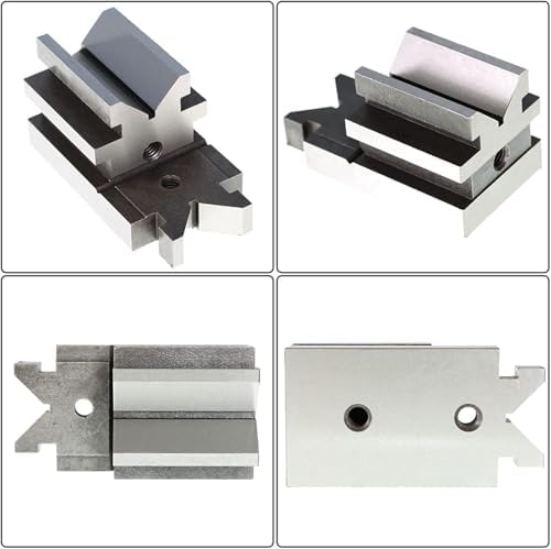 Precision V-Block Clamp Set, Hardened Steel, Adjustable, for Lathe and Milling Machine, Round Work Holding, Machinist Tool image 5
