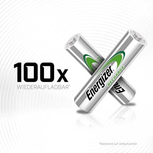 Energizer Recharge Extreme - AAA Akkus wiederaufladbar (4 Stück) - 800 mAh NiMH Batterien - lang anhaltende Energie für Digitalkameras… – Ansicht 5