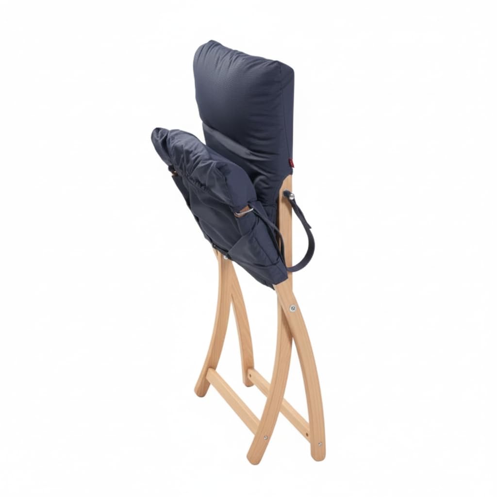 fiam Poltrona da giardino struttura in legno di frassino chiaro e materassino relax LINDA SOFT (OSSIDIANA)
