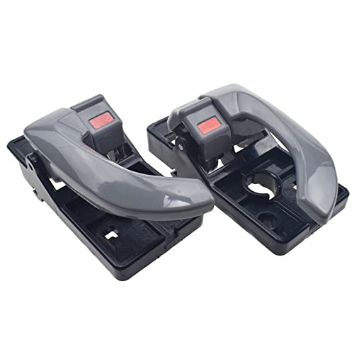 Conjunto de 4 maçanetas internas cinza FL FR RL RR para Hyundai Tucson 2006-2009