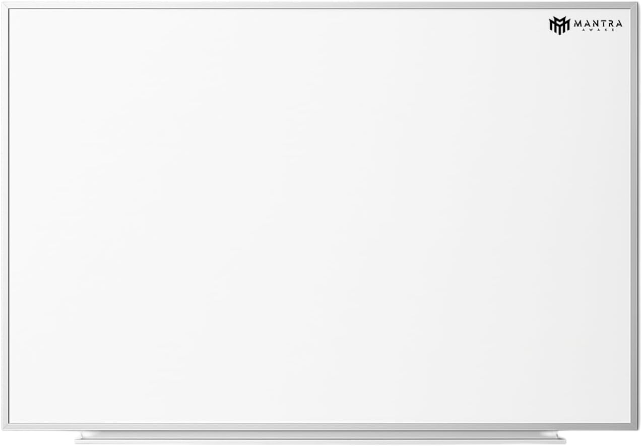 Whiteboard, 90 x 120 cm, Aluminium Frame, Wall Mount