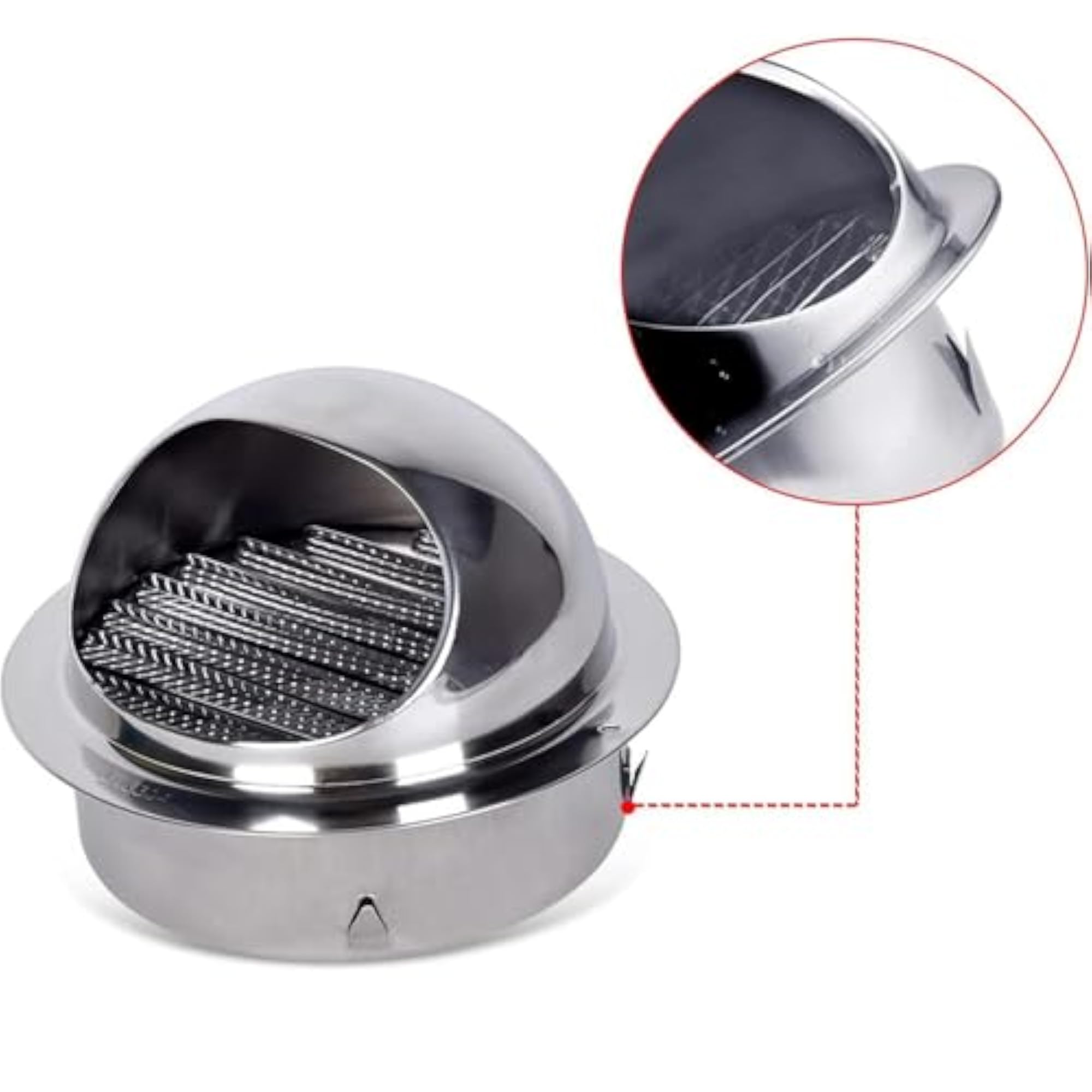Dryer Vent Cover Stainless Steel for Ducts